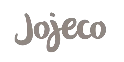 Das Wort Jojoba ist in dunkelgrauer, gepunkteter Schrift auf weißem Hintergrund geschrieben.